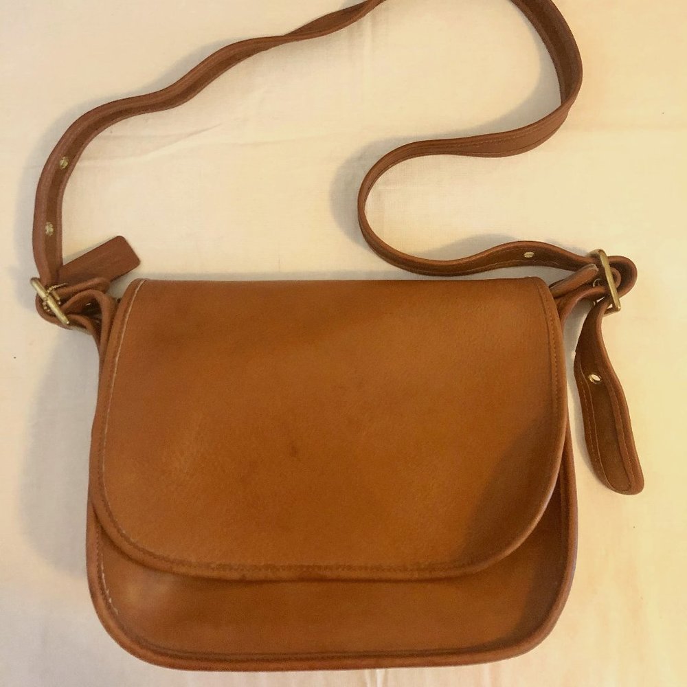 Vintage Coach Saddle Bag